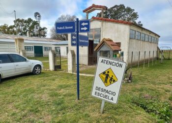 Trabajos de mantenimiento en espacios verdes de Coronel Rodolfo Bunge