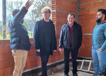 Autoridades provinciales supervisaron el avance de obra en el Centro Regional Universitario
