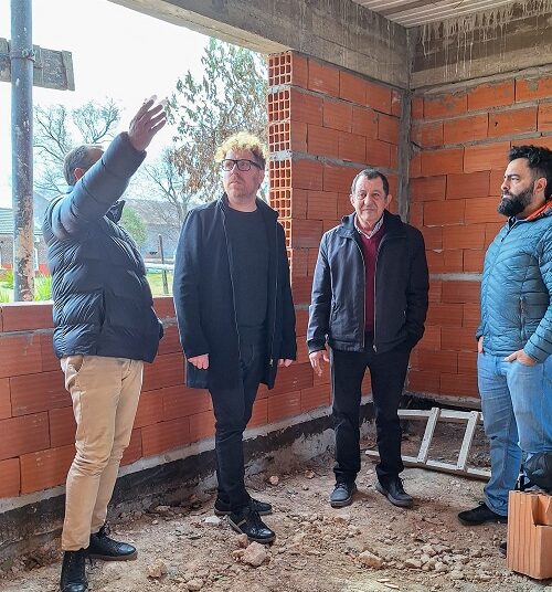 Autoridades provinciales supervisaron el avance de obra en el Centro Regional Universitario