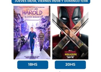 Harold y el Crayón Mágico y Deadpool y Wolverine los estrenos del Marinelli