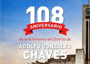 Adolfo Gonzales Chaves prepara distintas actividades para la celebración de su 108° aniversario