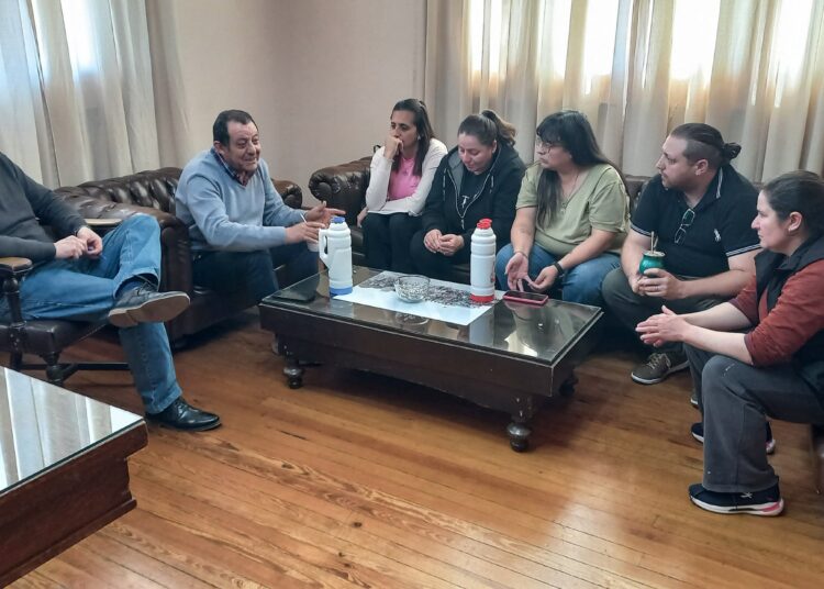 El intendente Marini recibió a la Agrupación Motera KM400