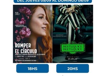 La cartelera de este fin de semana Romper el Círculo y Beetlejuice 2