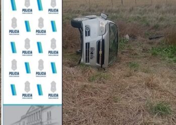 Parte Policial del Accidente en Ruta 86 el sábado a la mañana
