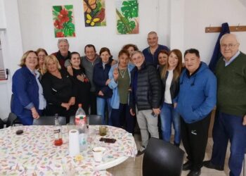 El intendente Julio Marini visitó instituciones del distrito