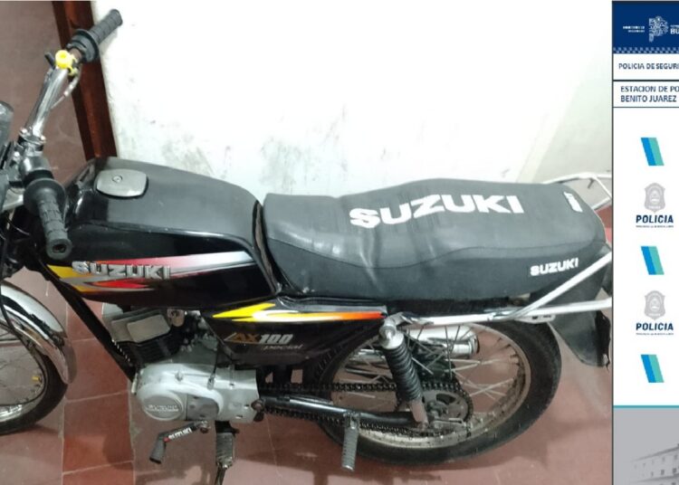 Aprehenden a un ciudadano y secuestran su moto