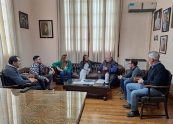 El intendente Marini se reunió con el presidente del Círculo Médico de Benito Juárez