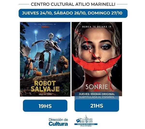 Estos son los ESTRENOS que podes ver este finde en el Atilio Marinelli