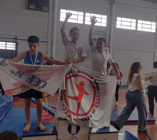 El grupo de Gimnasia Artística del CEF 50 viajó a Olavarría