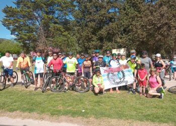 Hermoso domingo para rodar, se realizó la Vuelta a Las Chacras