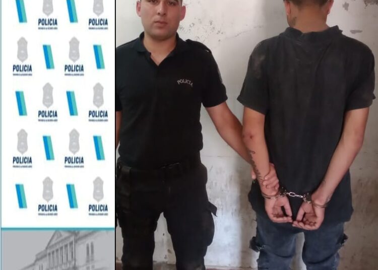 Un hombre fue detenido por utilización de arma de fuego, amenazas y resistencia a la autoridad