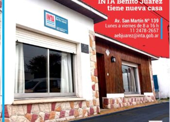 La agencial de INTA Benito Juárez, tiene nueva dirección