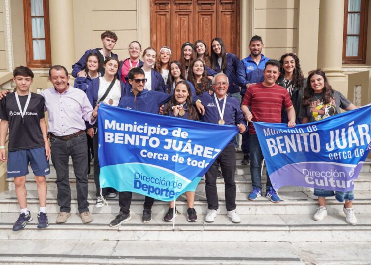 El intendente recibió a la delegación juarense