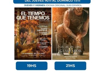 De jueves a domingo, El tiempo que tenemos y Gladiador 2