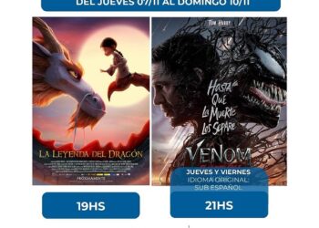 Este fin de semana La Leyenda del Dragón Rojo y Venóm: El último baile