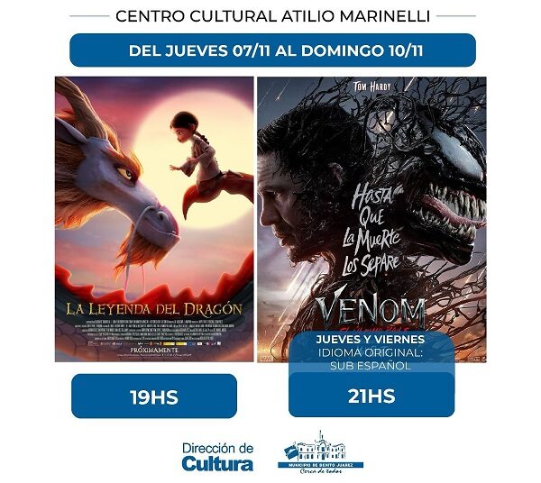 Este fin de semana La Leyenda del Dragón Rojo y Venóm: El último baile