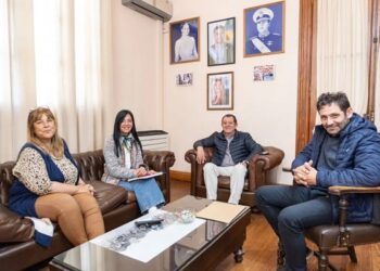 La directora Ejecutiva del Organismo Provincial de Niñez y Adolescencia visitó Benito Juárez
