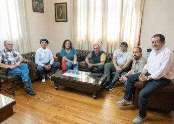 El intendente se reunió con integrantes de la Agrupación Criolla