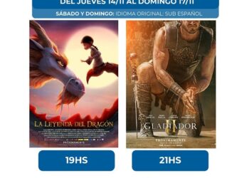 La Leyenda del Dragón y Gladiador 2  en la cartelera del Marinelli