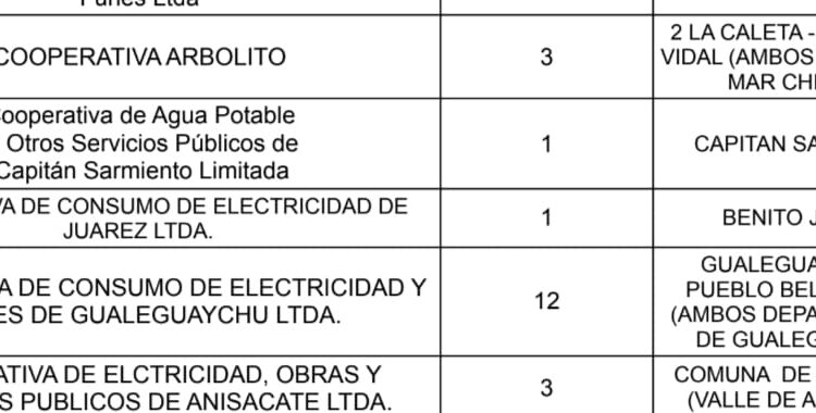 La Cooperativa Eléctrica de Juárez entre las empresas imputadas por el gobierno nacional
