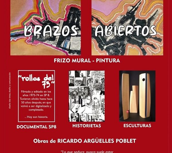 Ricardo Arguelles presenta su obra Brazos Abiertos