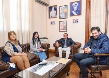 La directora Ejecutiva del Organismo Provincial de Niñez y Adolescencia visitó Benito Juárez