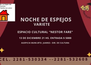 Teatro solidario: “Eclipse” presenta “Noche de Espejos” este viernes 13