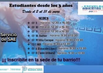Comenzó el Programa de Escuelas Abiertas, los chicos ya disfrutan de sus vacaciones