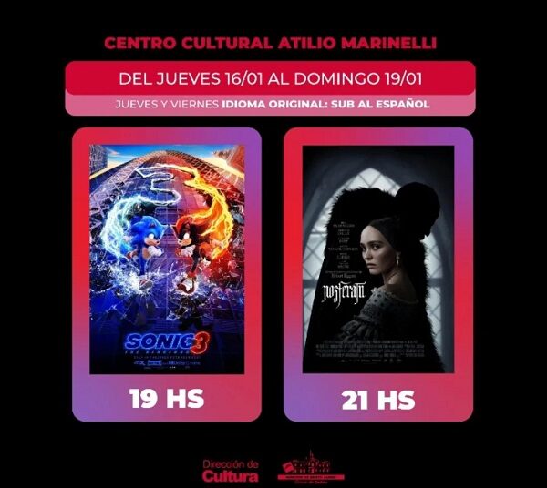 Volvió el cine, este fin de semana Sonic 3 y Nosferatu