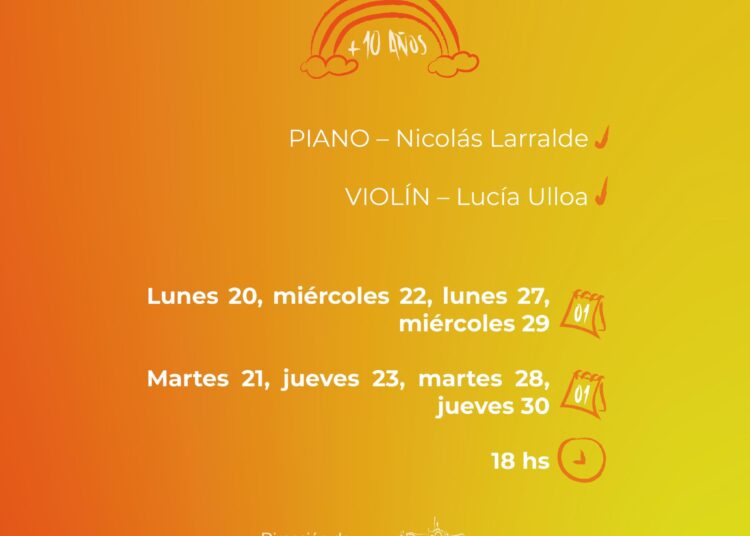 Talleres INTENSIVOS de verano ¡Las últimas dos semanas de enero!
