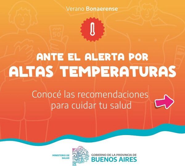Alerta por altas temperaturas