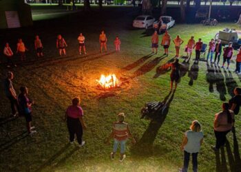 El intendente acompañó el fogón de la Colonia de Adultos Mayores