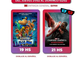 SEGUNDA OPORTUNIDAD para ver estos ESTRENOS en la pantalla del Atilio Marinelli