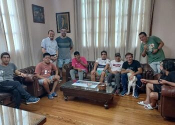 El intendente recibió a los chicos del Instituto Cayetano Zibecchi