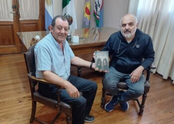 El intendente Julio Marini recibió al Prof. Oscar D’anunzio