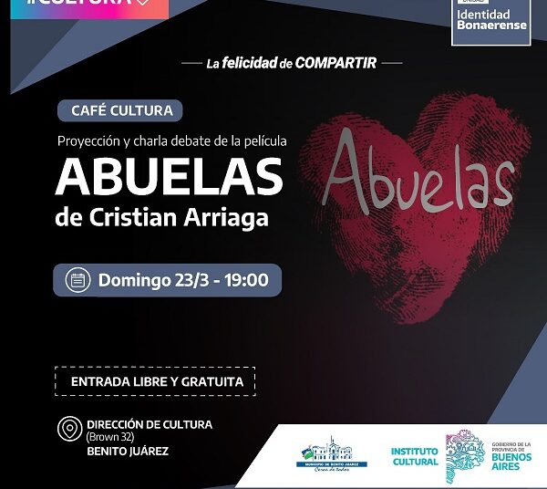 VIGILIA POR LA MEMORIA se estará proyectando la película  “Abuelas”
