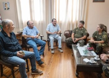 El intendente se reunió con autoridades del Comando de Prevención Rural