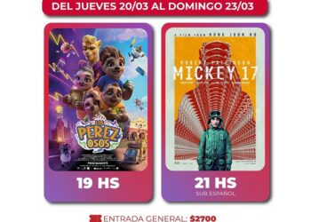 Chequeá LA CARTELERA para este fin de semana en el Atilio Marinelli