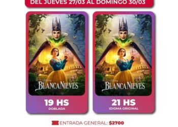 Desde hoy y hasta el domingo se proyecta Blancanieves