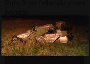 Trágico accidente en la Ruta 3: un fallecido y tres heridos