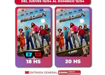 Una pelicula de Minecraft en el Marinelli este fin de semana