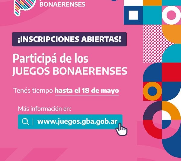 JUEGOS BONAERENSES 2025,  ¡INSCRIPCIONES ABIERTAS!