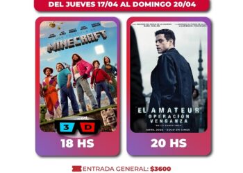 En el Marinelli Una película de Minecraft  y El Amateur: Operación Veganza