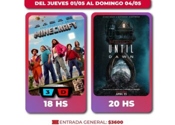 Los estrenos para este fin de semana, Una Película de Minecraft y Until Dawn