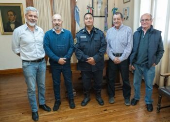El intendente recibió al nuevo Jefe de la Policía Comunal