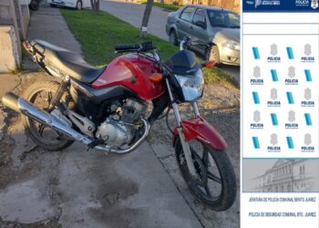 Secuestraron una moto en allanamiento con pedido de «secuestro activo»