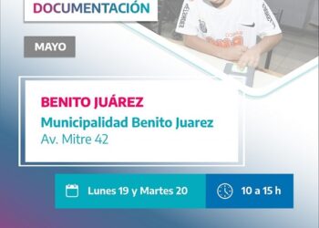 El Registro de las Personas realizará un Operativo Documentación en Benito Juárez