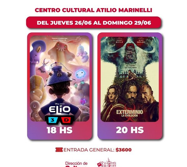 Las peliculas de este fin de semana, Elio y Extermidio La Revolución en el Marinelli