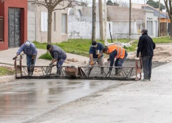 Más obras de pavimentación en marcha en Benito Juárez