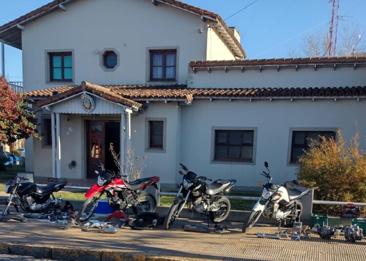 Gran operativo de allanamientos y secuestros de motos